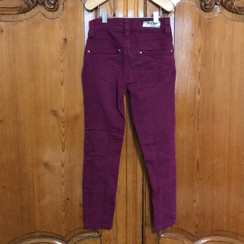 Justice Premium Jeans in a Raspberry Color - Picture 2 of 5